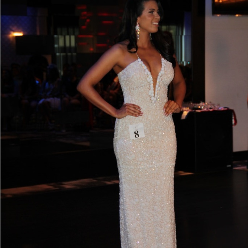 Custom Beaded Prom/Pageant Dress